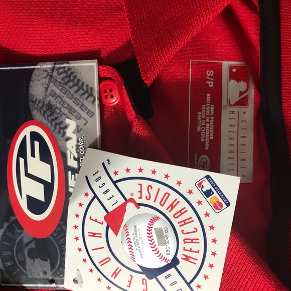 MLB True Fan Cincinnati Reds Polo Shirt S - Picture 6 of 6